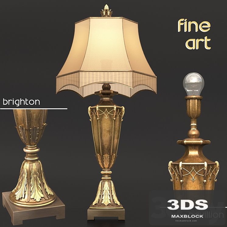 Brighton pavillion lamp from Fine Art