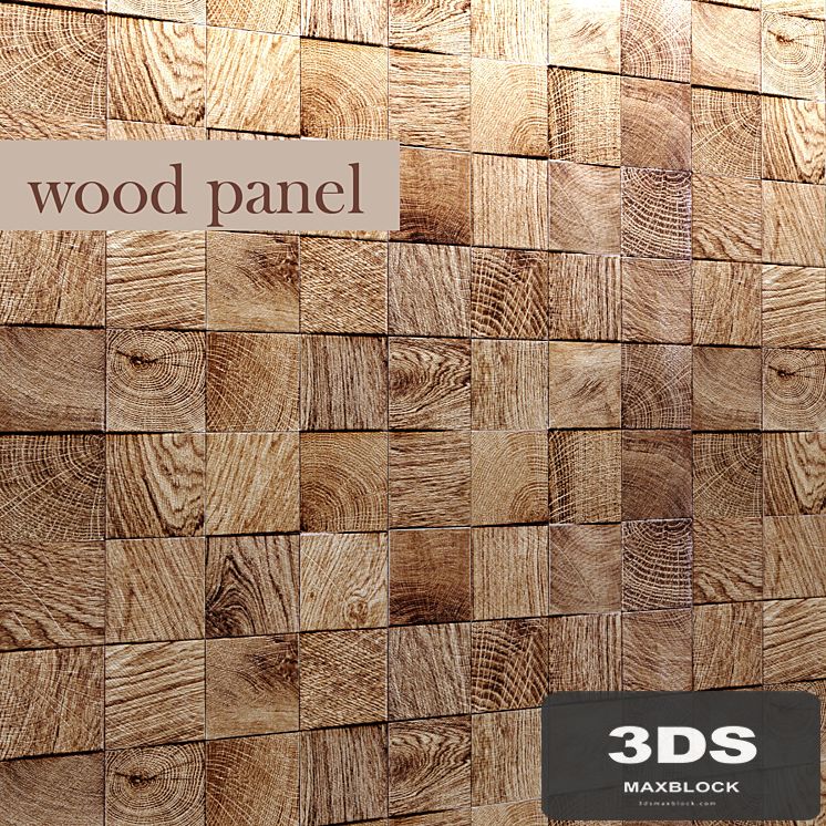 Panel of wood