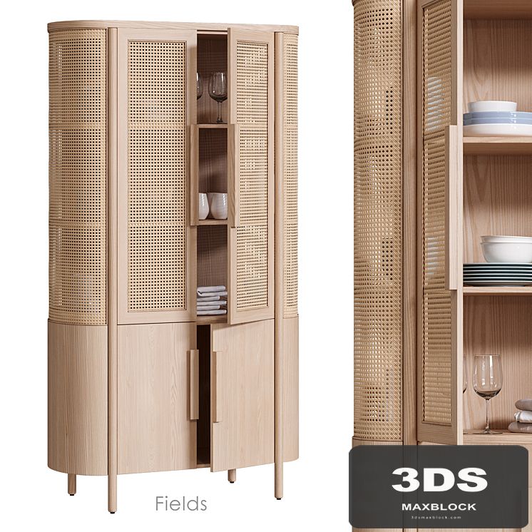 Fields Storage cabinet by Crate&Barrel