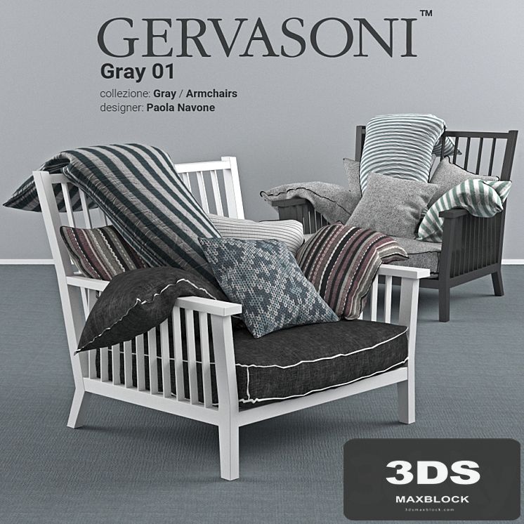 Gervasoni Gray 01 Armchair