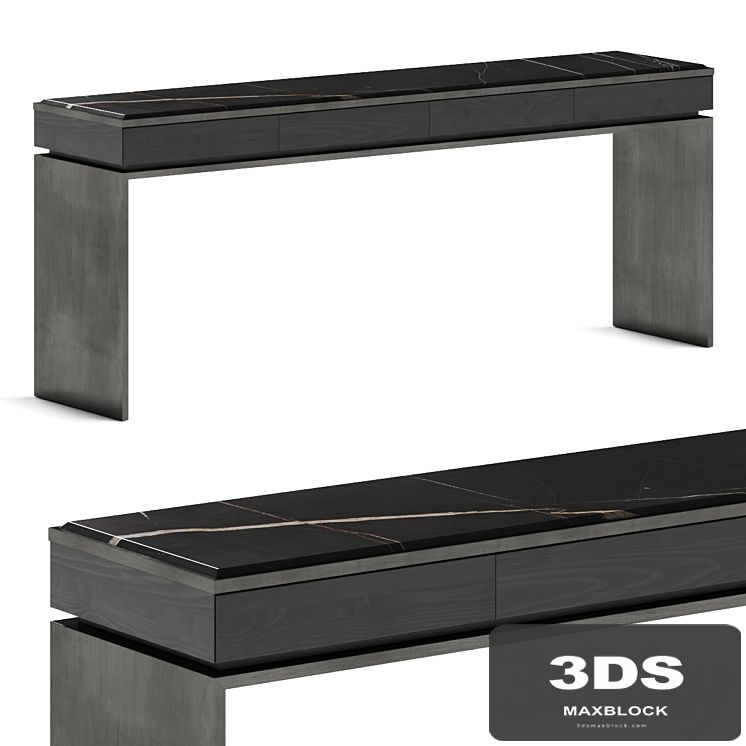 Malerba Black & More Console Table