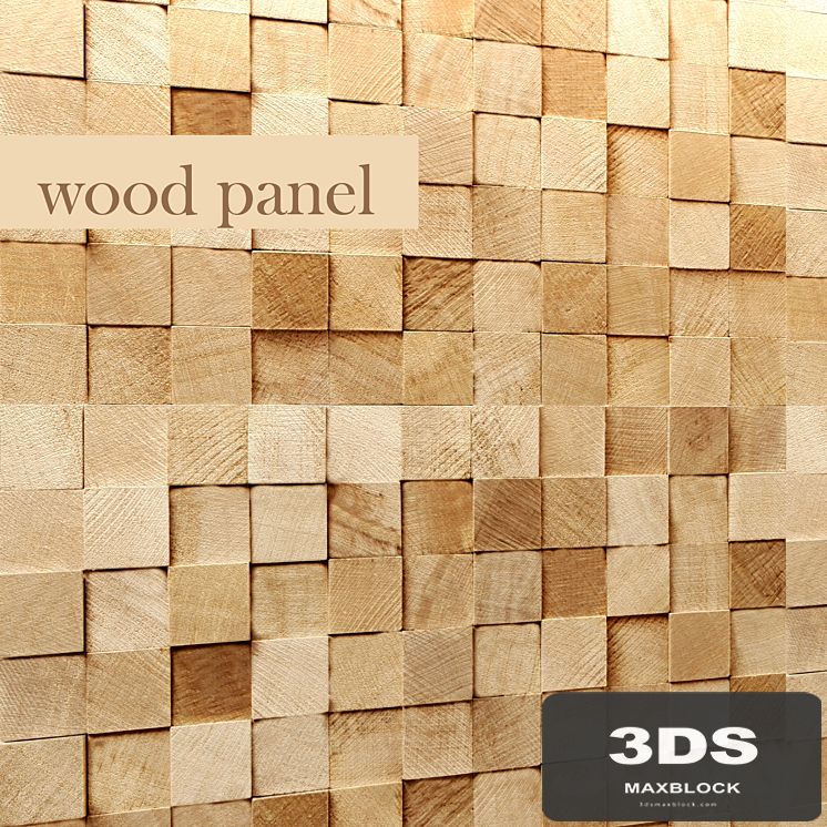 Panel of wood