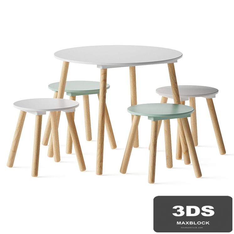 La Redoute Jimi Child's Table and Stools