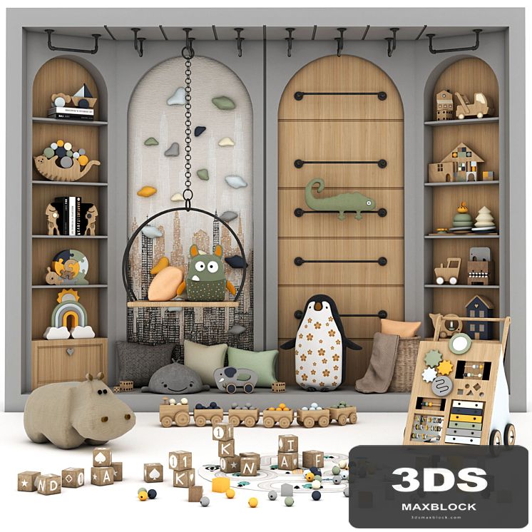 toys and furniture set