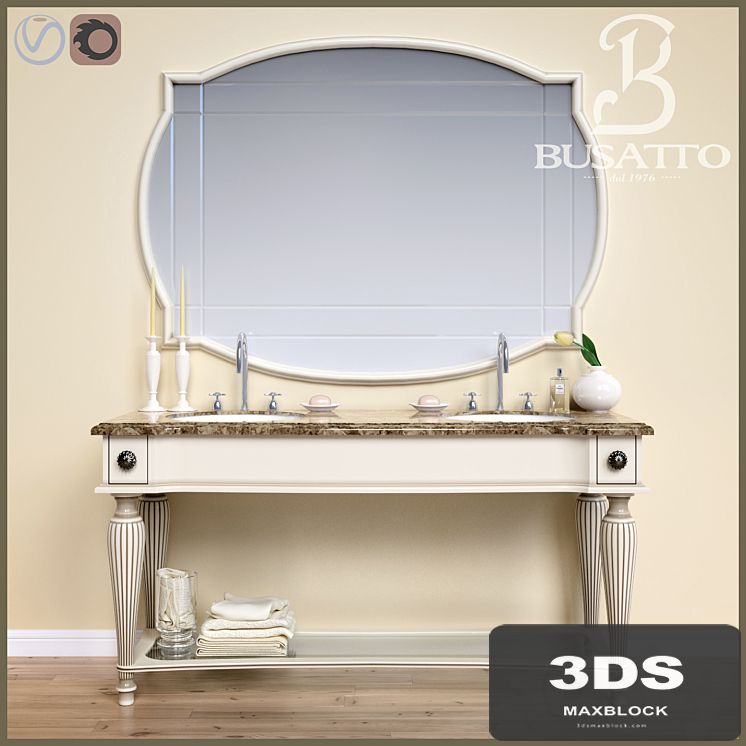 Set for bathroom BUSATTO BOHEME