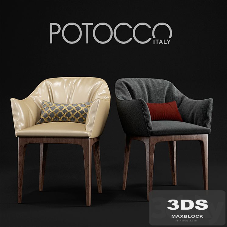 Armchair Potocco Blossom Aura