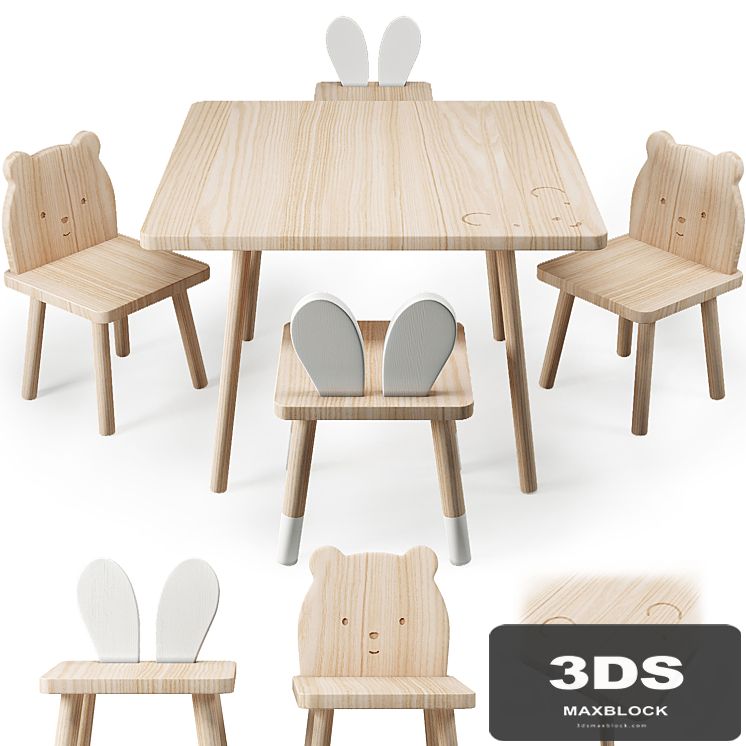 ZARA Table and Chair for Childrens