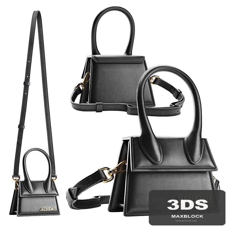 Ssence JACQUEMUS Black La Montagne Le Chiquito Clutch