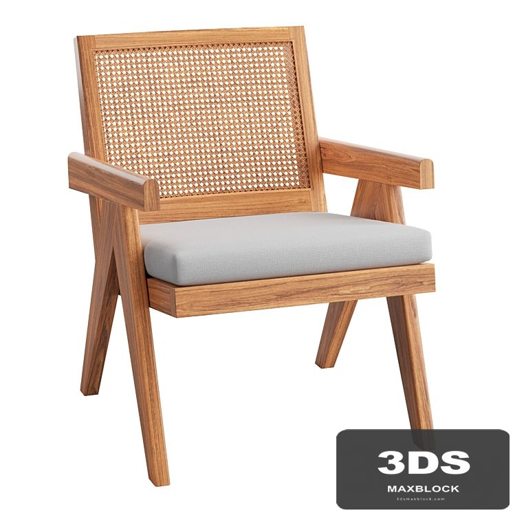 Ashton Caned Teak Accent Chair
