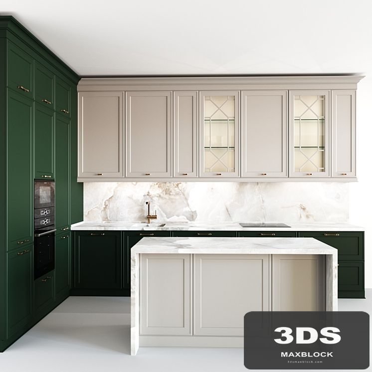 Neoclassical kitchen 05
