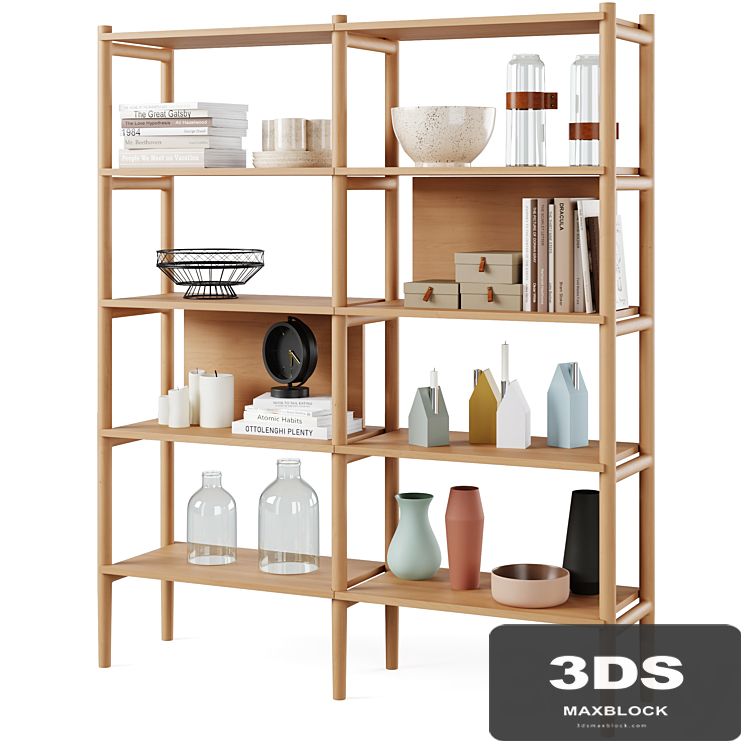 Bookcase HOLTON by Rowico Home