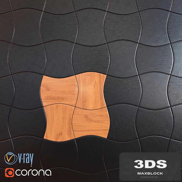 3D panel Wave