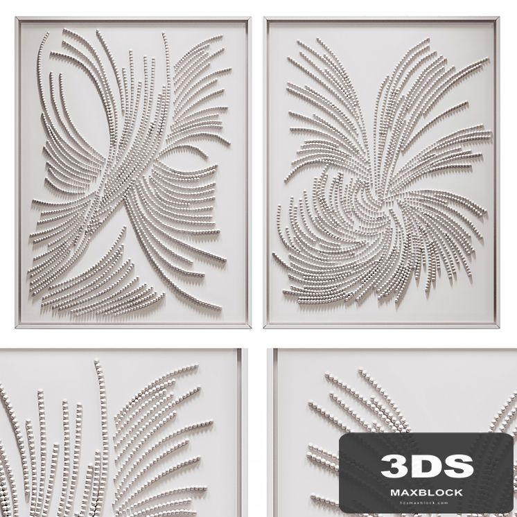 Panel White Diptych