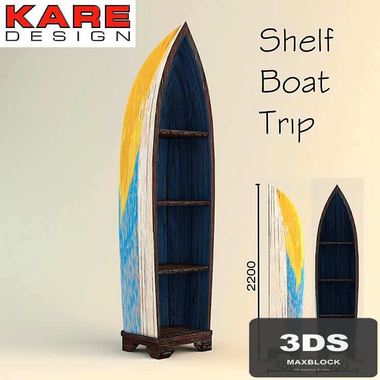 Shelf Boat Trip, Kare design