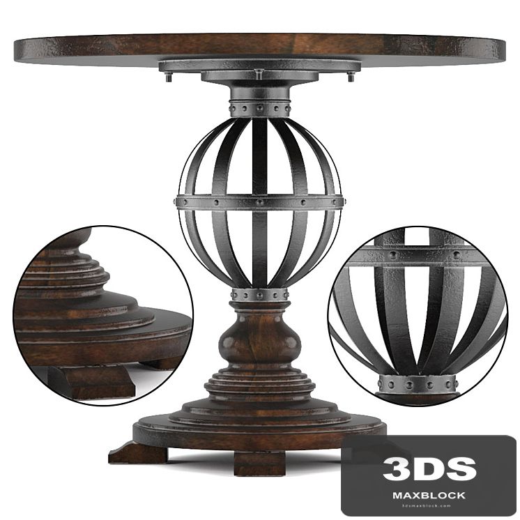 European Farmhouse-Provencal Gardens Table