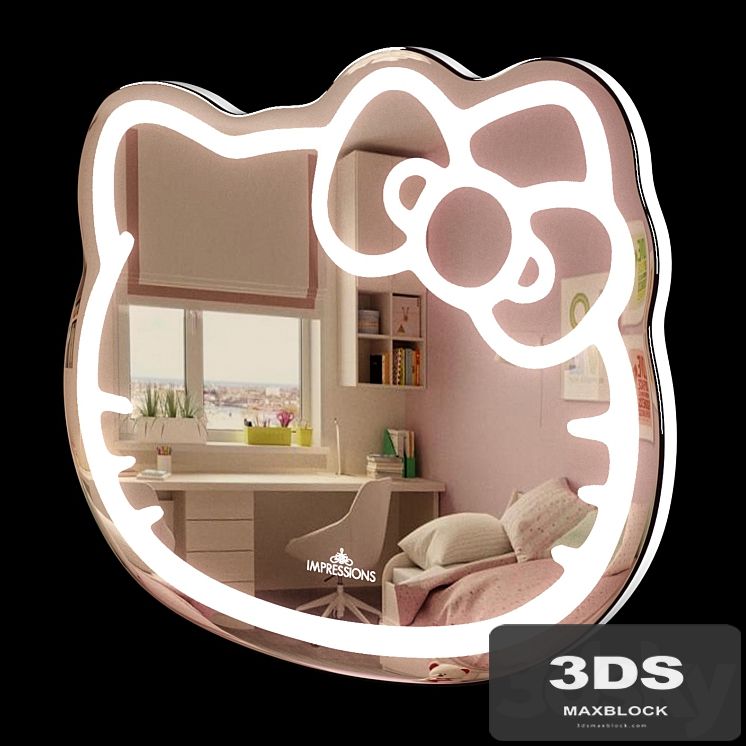 Hello Kitty LED Mirror