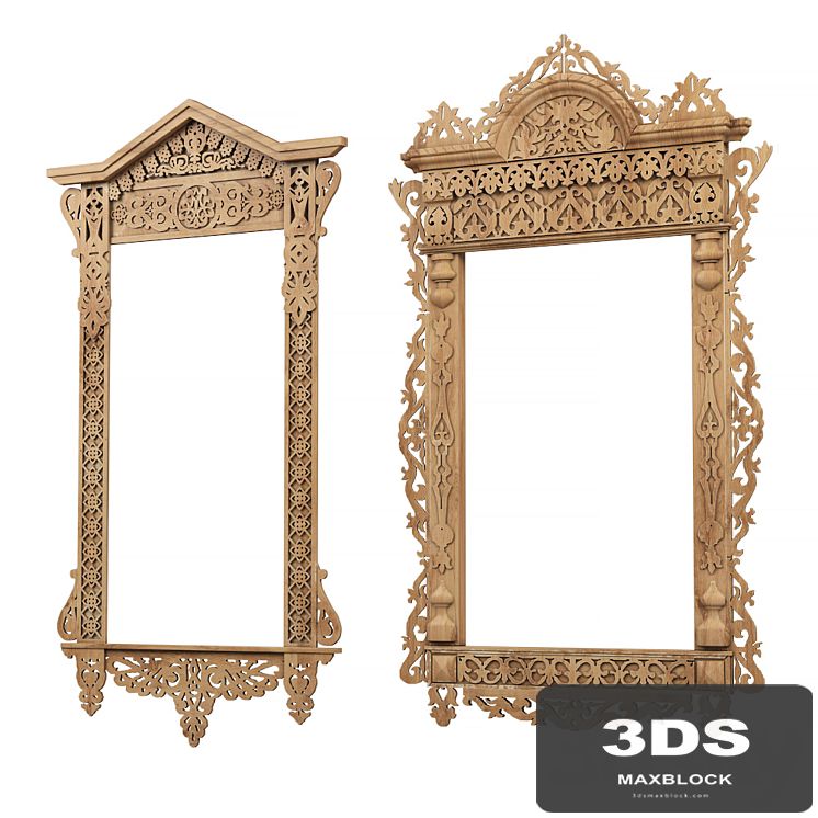 Carved frame