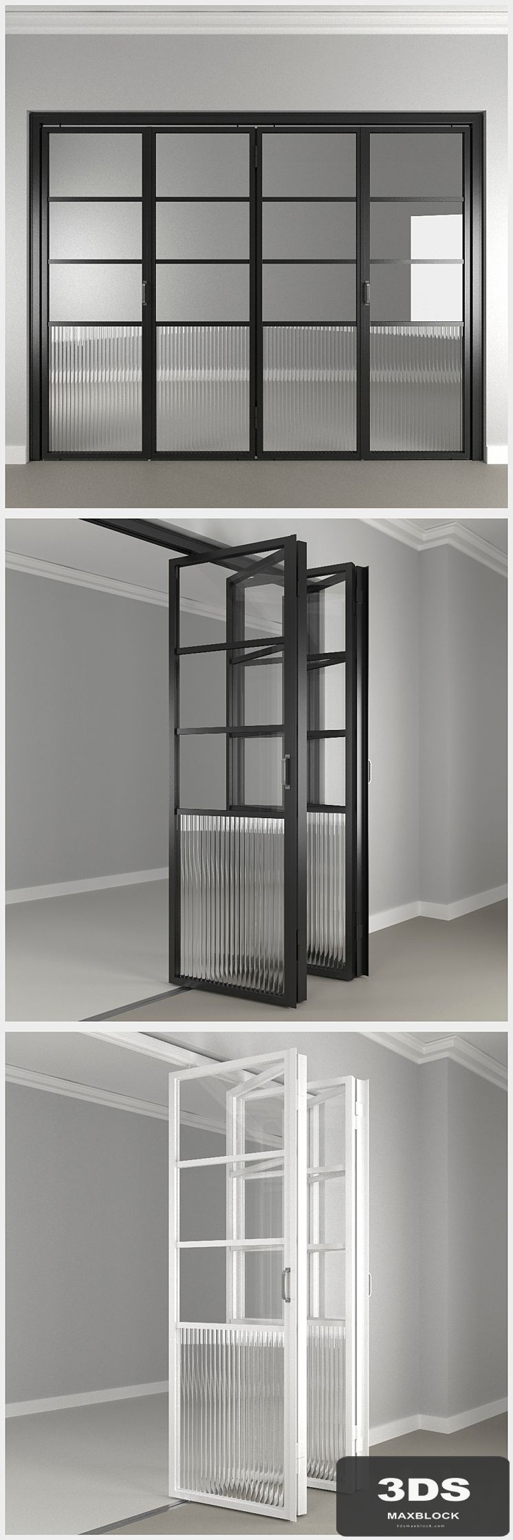 SLIM FRAME folding door MOD 02