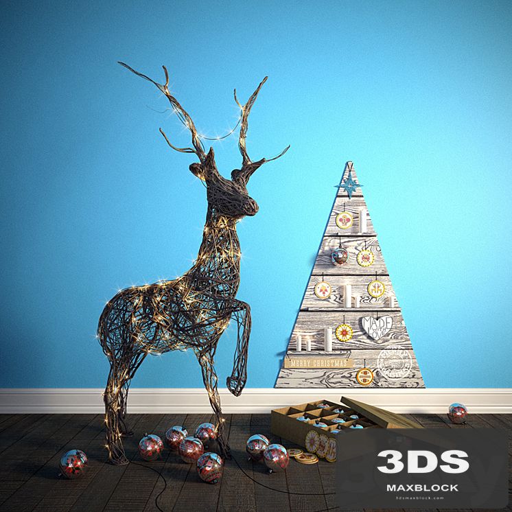 Christmas deer