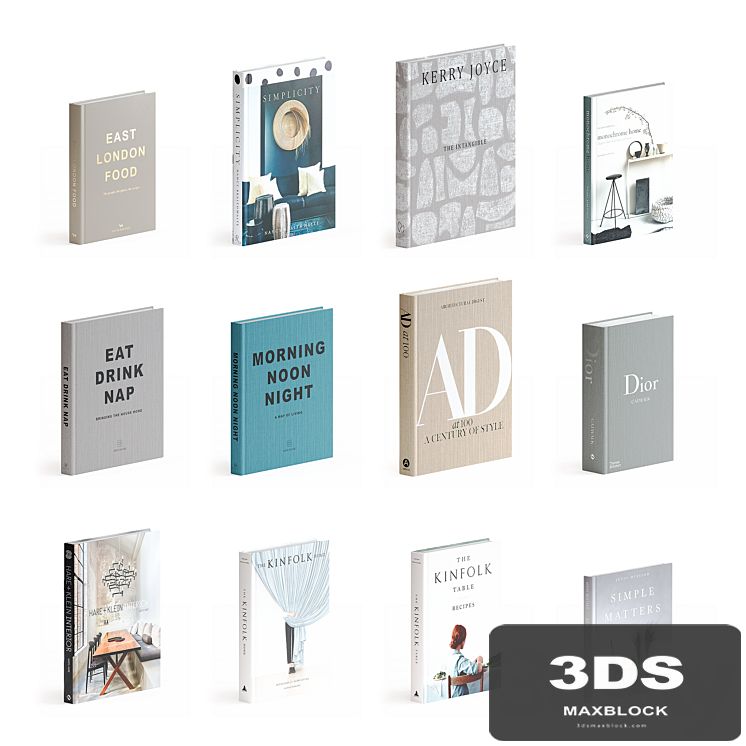 A set of books. Coffee Table Book Set 03