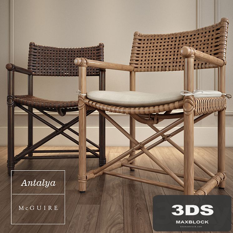 Antalya Arm Chair by McGuire