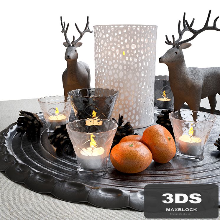 Decorative Christmas set.