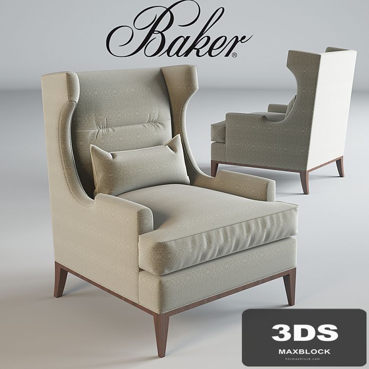 Baker_Westminster Wing Chair No. 6572C