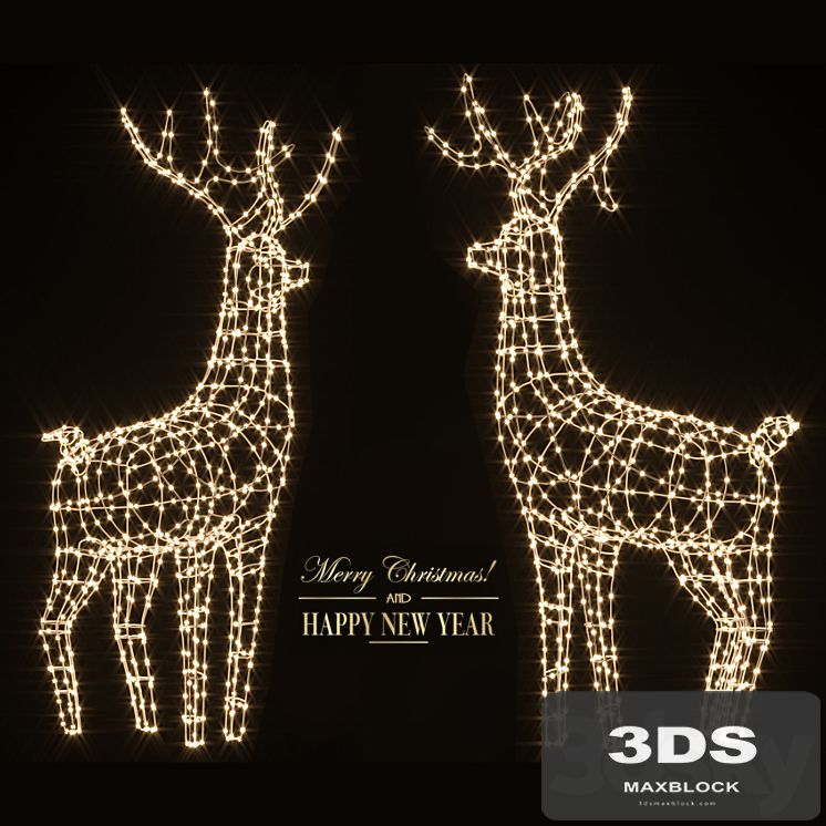 New Year deer