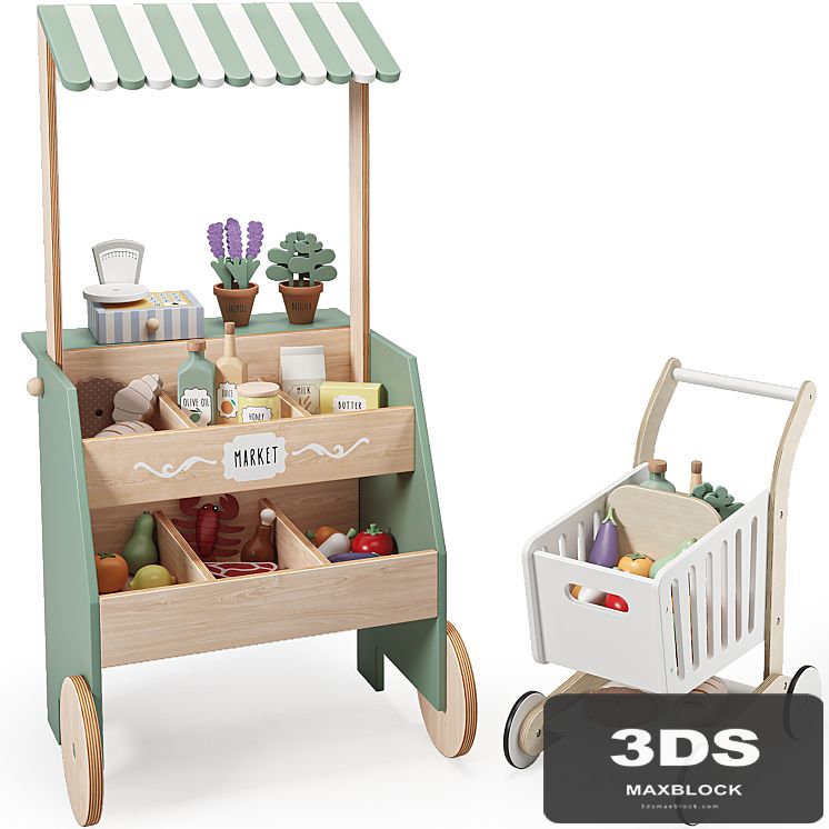 Jabadabado Market Stand Toy