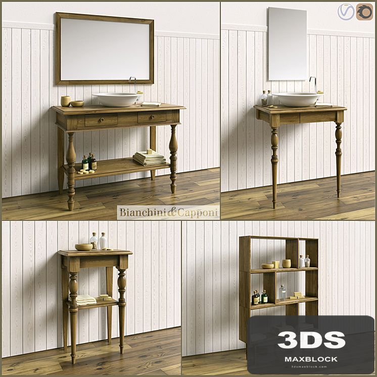 Set for bathroom BIANCHINI CAPPONI PROVENZALE