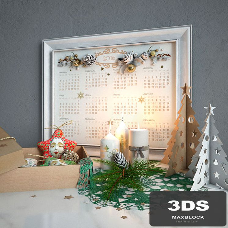 Decorative Christmas set