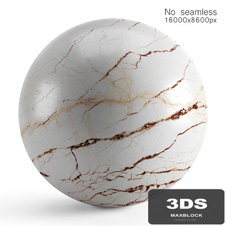 Beige marble sleb material with brown veins
