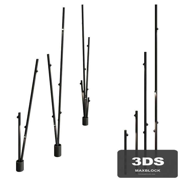 BAMBOO floor lamp By Vibia