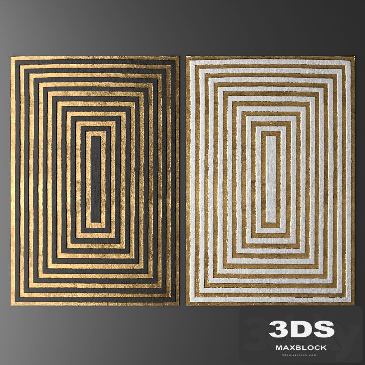 Decor for wall. Panel. 3D
