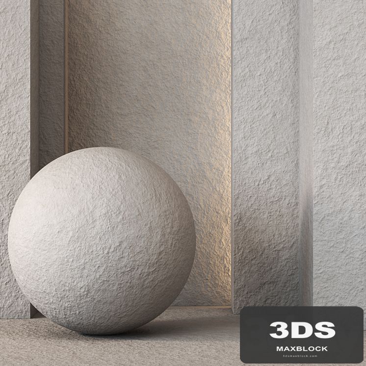 Stucco Wall Texture 4K - Seamless - 3 Color