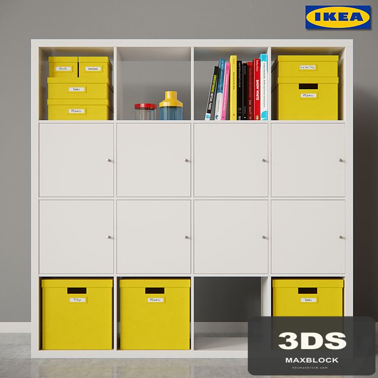 KALLAX Shelf unit &amp; TJENA