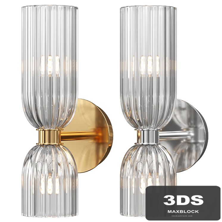 Asalea Double Bath Sconce Circa
