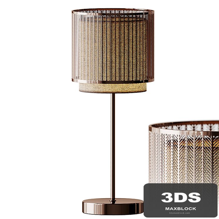 Jada Touch Table Lamp Brass and Rose Gold