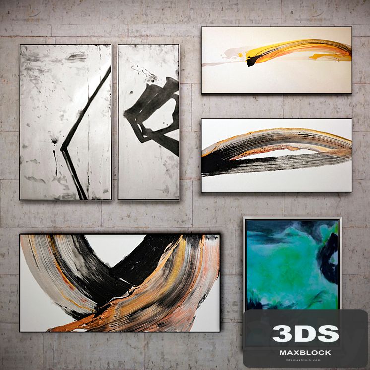 The picture in the frame: 11 Pieces (Collection 41) Abstract
