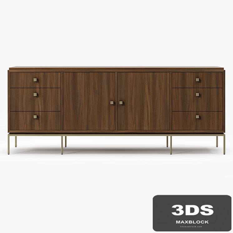 Mitchel Gold &amp; Bob Williams Vandyke Drawer Door Chest