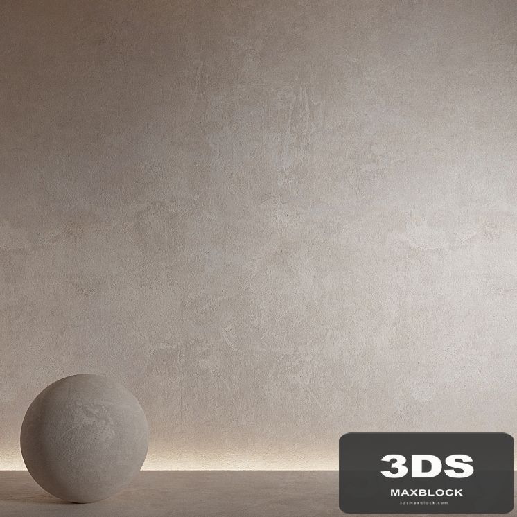 Decorative plaster. Seamless decorative plaster material