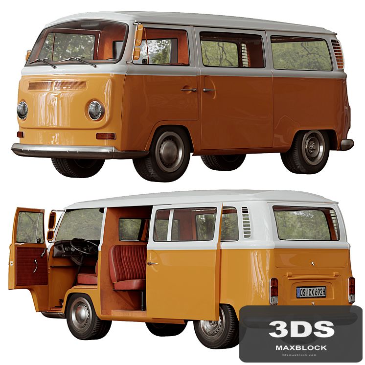 Volkswagen T2 Bus Window 1974