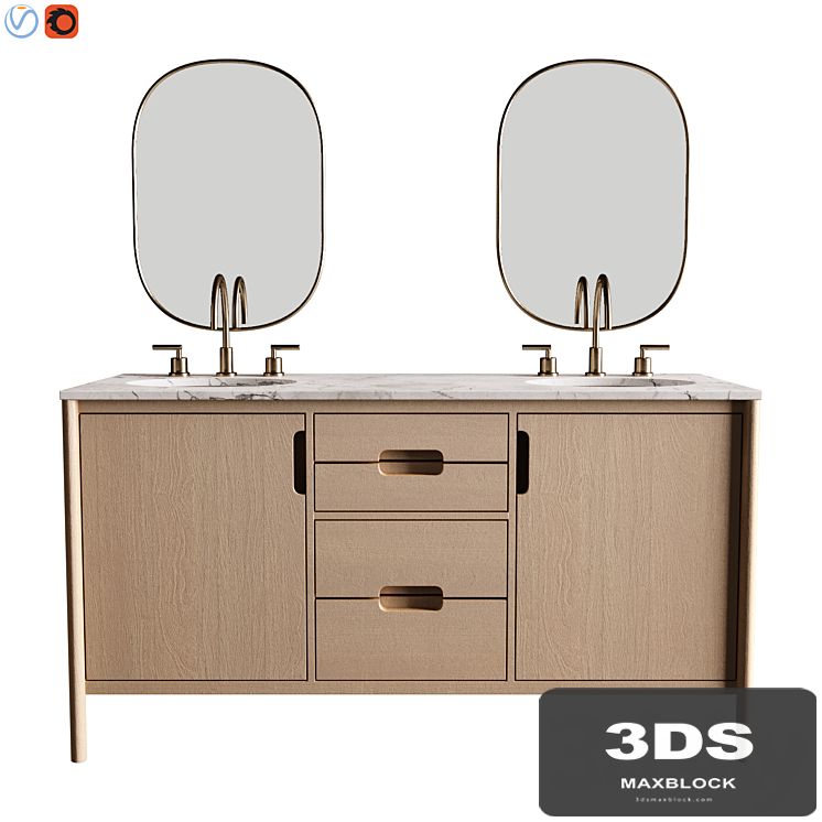 Manzanita 60 Double Sink Vanity