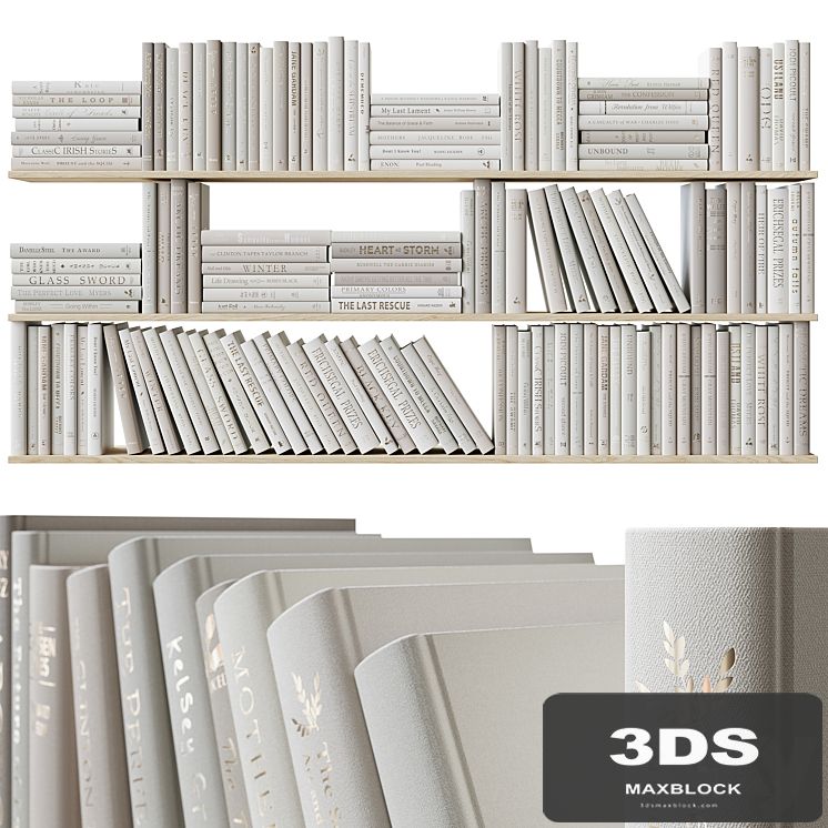 A set of beige books Books light beige