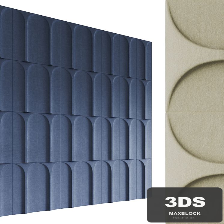 Arc Acoustic Wall Panel by Stone