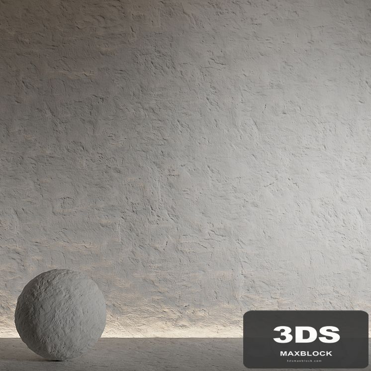 Decorative plaster. Seamless decorative plaster material