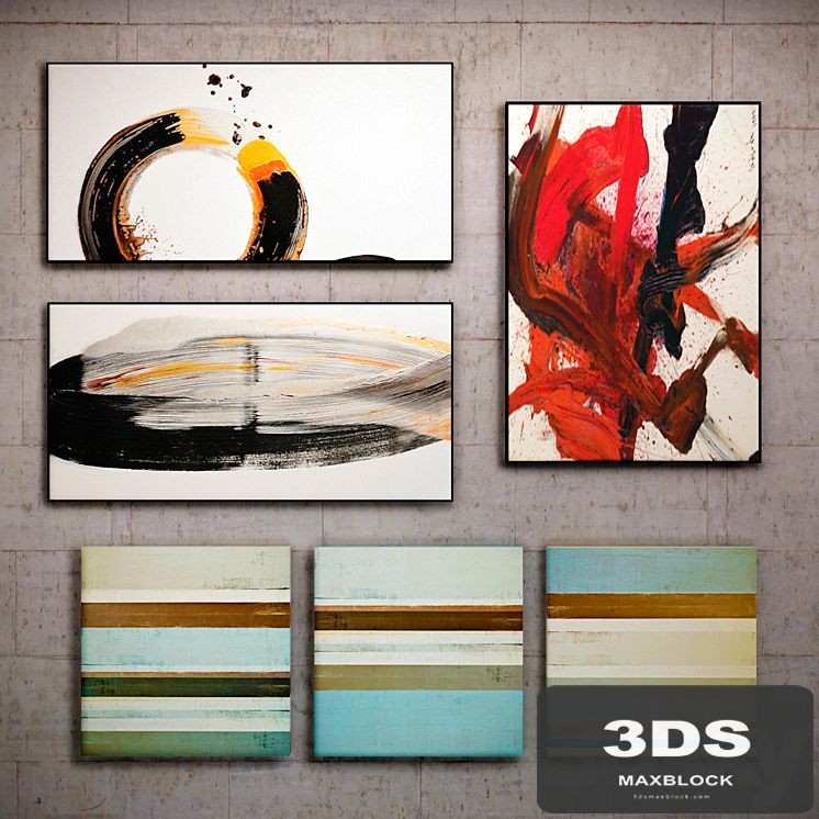 The picture in the frame: a collection of 43. Abstract