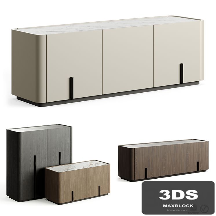 Liu Jo Caillou High Floor Cupboard with Plint
