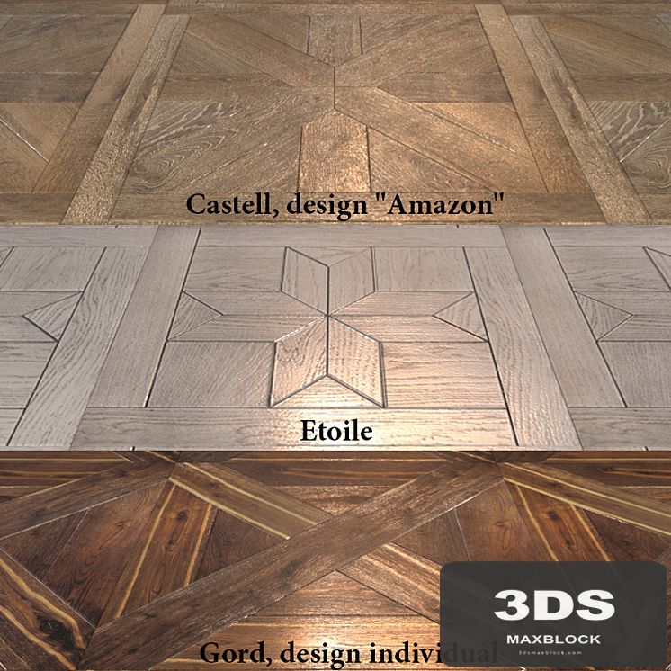 Modular flooring 5 (3 types)