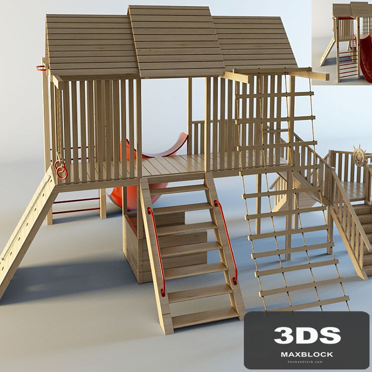 Fragment of a playground